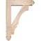 Ekena Millwork Balboa Arts and Crafts Smooth Bracket w/ Offset Brace, Douglas Fir, 5 1/2"W x 20"D x 28"H BKT0604X20X28BOA03SDF - alternate 3